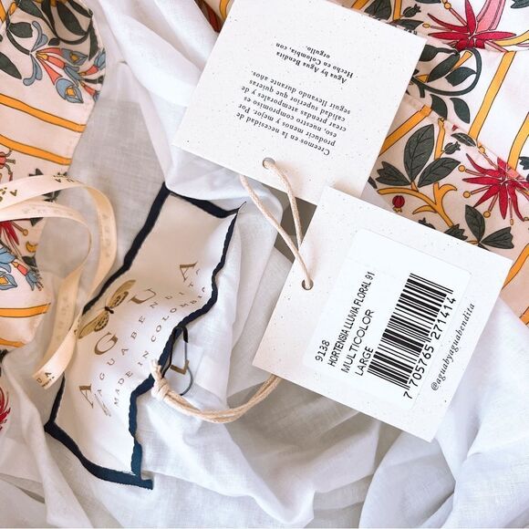 Agua by Agua Bendita Hortensia Pleated Floral Cotton Maxi Dress - Picture 11 of 14